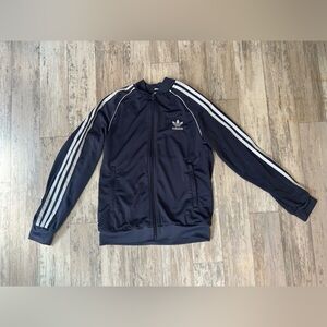 Adidas Kids Navy Blue Track Jacket
